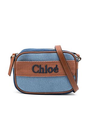 borsa in cotone blu CHLOE' KIDS | C20276Z10